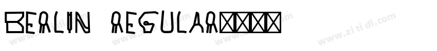 Berlin Regular字体转换